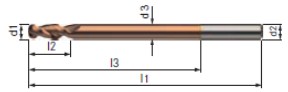 哈恩庫(kù)博VHM 半徑銑刀，超長(zhǎng)結(jié)構(gòu)16654330