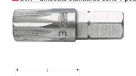 FACOM   標(biāo)準(zhǔn)1系列花鍵螺絲旋具頭EV.110